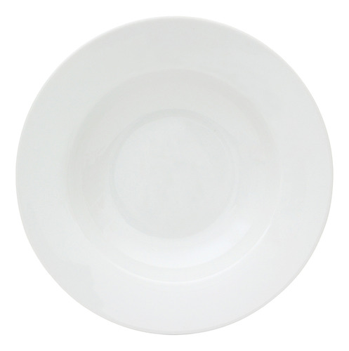 Set X 6 Plato Hondo D23cm Blanco Porcelana Selecta