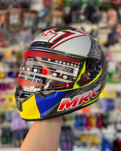 Cascos Mrc Ff326 Shoei Design - Homologacion Ece Gris Gris Y Fluor M