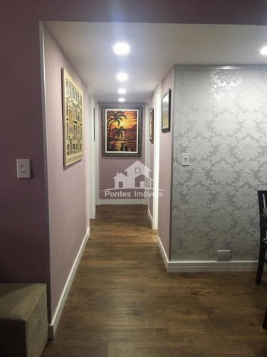 Imagem 7 de 24 de Apartamento 92m² 3 Dorms. 1 Vaga No Bairro Vila Assunção-sa-sp - Apa3012