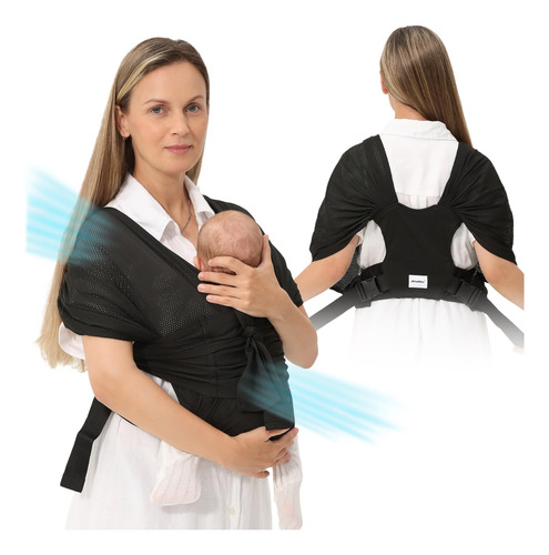 Portabebés Airmesh 0 A 20 Kg Arnés Ligero Para Mamá Y Papá M