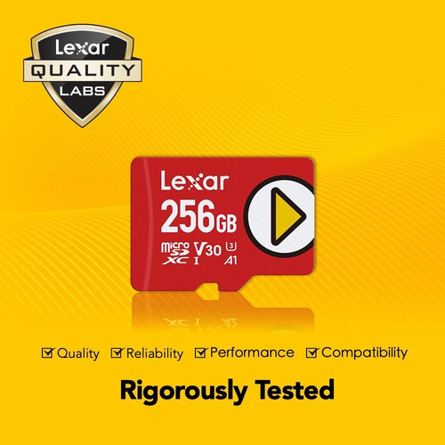 Lexar ® play Tarjeta Micro Sd 256gb Para Nintendo Switch