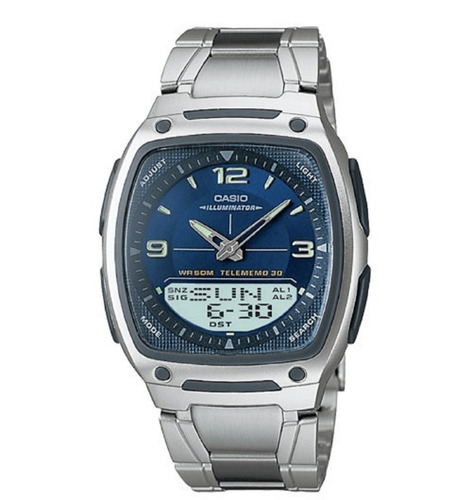 Reloj Casio Aw-80d Acero Resistente Agua Original Garantía