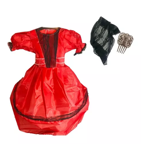 Disfraz Vestido Dama Antigua | MercadoLibre