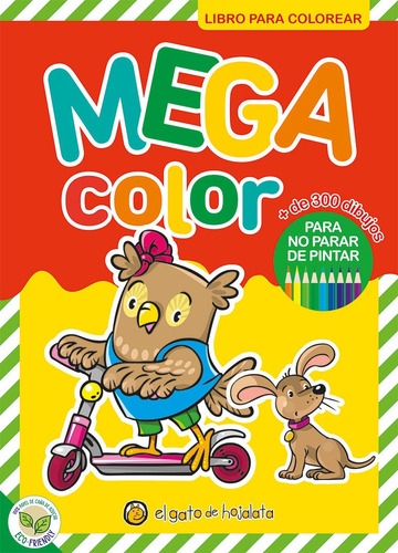 Mega Color 2 - Libro Para Colorear - El Gato De Hojalata