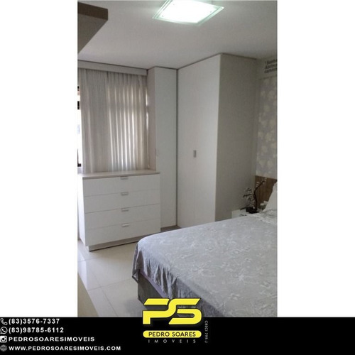 Imagem 9 de 15 de (projetados) Apartamento Com 3 Dormitórios À Venda, 114 M² Por R$ 500.000 - Bessa - João Pessoa/pb - Ap5371