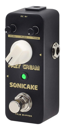 Sonicake Fuzz Pedal De Efecto De Guitarra Fazy Cream Vintag.