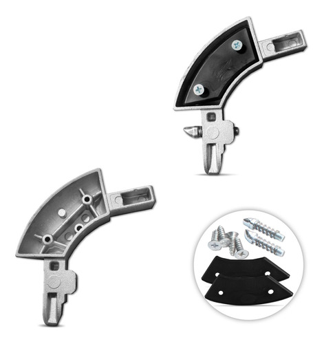 Imagem 4 de 5 de Kit Cantoneira Oval 13° Oroch Ct192 Capota Flash Cover