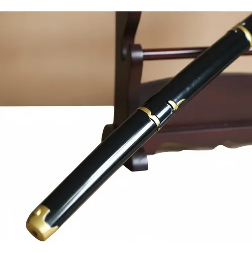 Mini Katana Preta De Brinquedo Roronoa Zoro Decoração 25cm