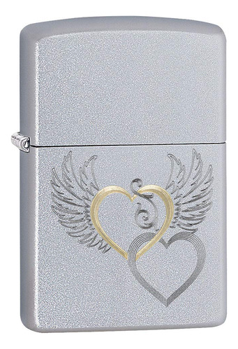 Zippo. Encendedor, Corazones Y Alas