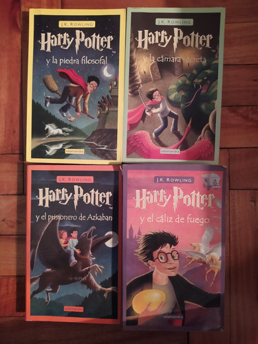 Libros Harry Potter (tengo El 1, 2,3 Y 4) Usados.  