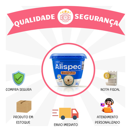 Beijinho Cremoso Recheio Pronto Para Bolos E Doces 3 Un 365g