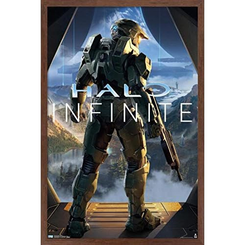 Póster De Arte Clave De Halo Infinite, 14.725  X 22.37...