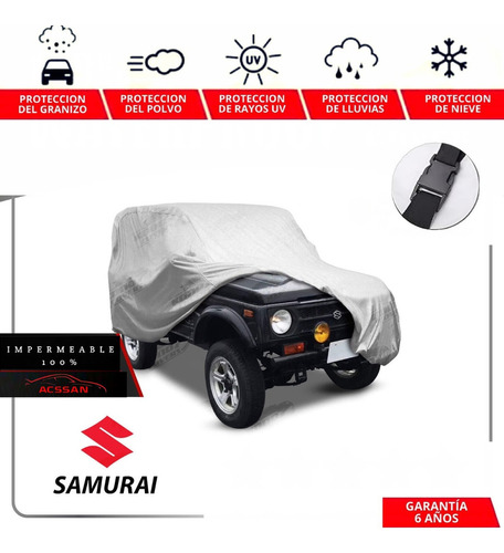 Funda Cubreauto Rk Con Broche Suzuki Samurai 1985 A 1993