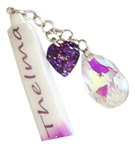 Lapicero Personalizado Hecho Con Resina Morado Negro