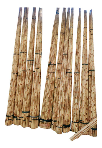 Vara De Bambu Tratado Direto Da Fábrica 4,00 A 4,50m 24 Unid