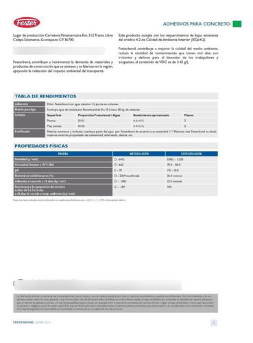 Festerbond 19l Adhesivo Para Concretos Y Morteros