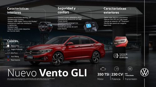 Imagen 2 de 22 de Volkswagen Vento Gli 350 Tsi 2.0 230cv My23! Hay Stock!! #28