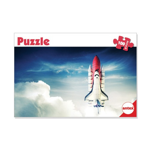 Puzzle 100 Pz  Transbordador 34x50cm Aprox Antex N° 3044