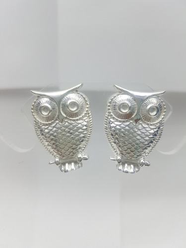 Aretes De Buho Plata Ley .925 Mod2