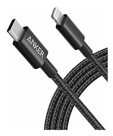 Cable De Carga Anker Nuevo Nylon Usb C A Lightning, Mfi