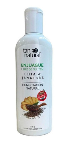 Tan Natural Enjuague X375 Chia Y Jengibre 