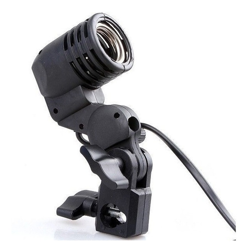 Imagem 1 de 6 de Suporte Soquete E27 P Tripe Sombrinha, Softbox, Luz Continua
