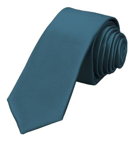 Kit 20 Gravatas Slim Fit Casamento, Padrinhos, Formatura Cor Azul-petróleo