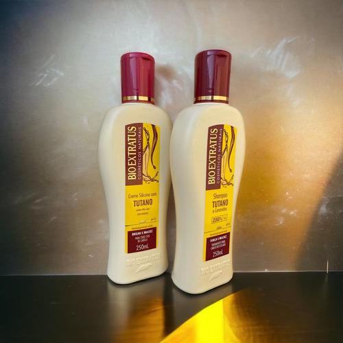 Kit 2 Shampoo Limpeza Suave Tutano 250 Ml Bio Extratus K8139