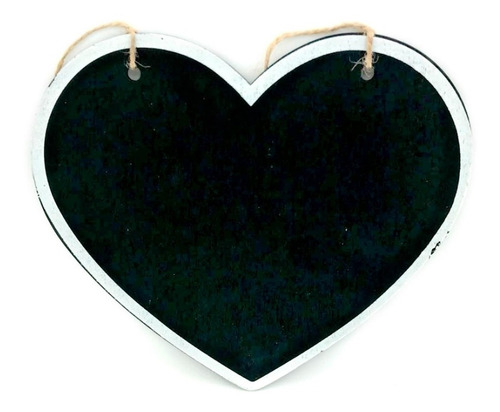 Pizarra Para Colgar Corazón- 12,3 X 8 Cm- Universo Mágico-