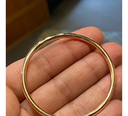 Luli Esclava Pulsera Antigua Enchapada Oro 18k Bebe 4.5