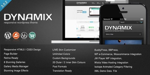 Tema Wordpress- Dynamix