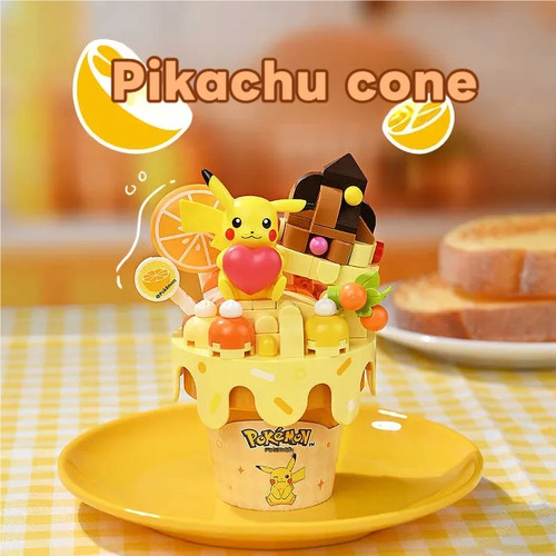 Set De Bloques De Personajes De Pokémon Pikachu Squirtle Jig