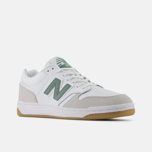 Zapatillas Urbanas Mujer New Balance 480 Blanco/beige/verde