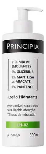 Loção Corporal Hidratante Principia LH-02 500ml