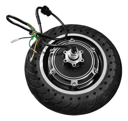 Patinete Eléctrico Hub Motor Tires Con Rueda Delantera De 10