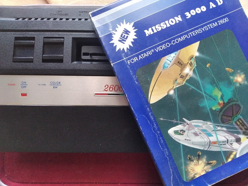 Consola ( Atari 2600 Jr + Mission 3000 A.d ) 25v   _\(^o^)/_