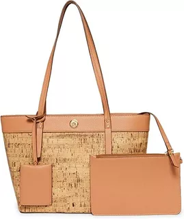 Anne Klein East West - Bolsa De Corcho Con Estuche Para Tar.