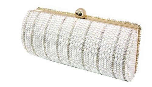 Clutch Cartera Fiesta Noche Peritas Strass Importadas