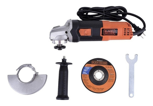 Imagen 4 de 4 de Esmeriladora Angular Black&decker Con Disco De 820w G720