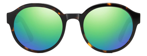 Duco Gafas De Sol Redondas Unisex Polarizadas Retro Gafas De
