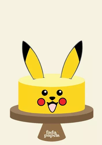 Topo de Bolo – Pikachu