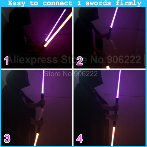 2 Pieces Kids Toy Lightsaber Darth Vaders Sword
