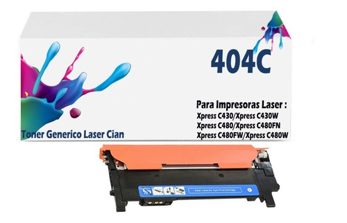 Toner Generico 404s Para Impresoras Xpress C430/c480fn/c480w