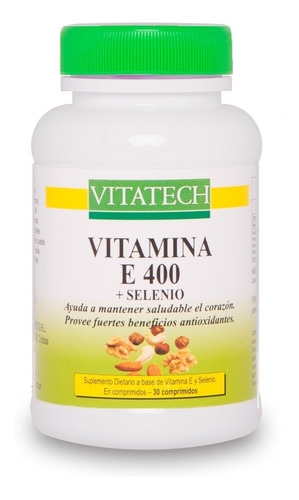 Vitamina E + Selenio Vitatech 30 Comprimidos - Vip