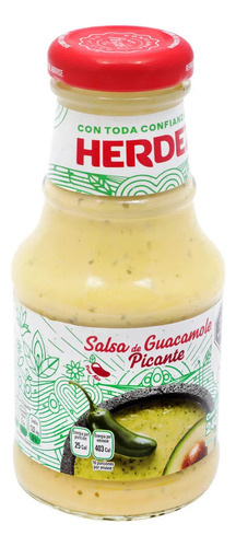 Salsa Herdez Tipo Guacamole Picante 240 Gr