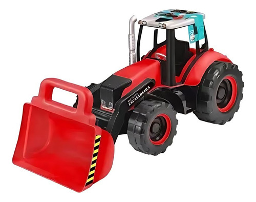 Trator Escavadeira - Faz De Conta Construtor - Marca Tilin Cor Personagem Max Trator Escavadeira
