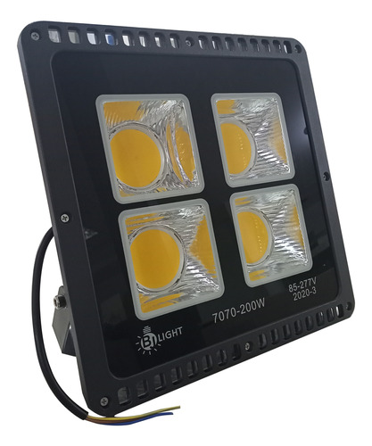 Reflector Led 4d 200w Luz Calida Ip 66 Multivoltaje Bj