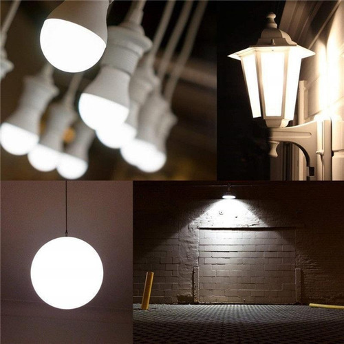 6pcs E27 Bombilla Led Inteligente Luz De Encendido Automátic