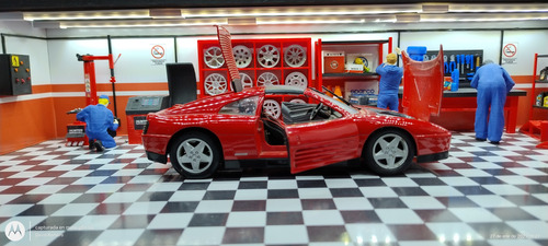 Ferrari 348 Ts Burago Escala 1 18, Rojo (Usado)