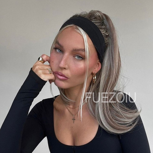 T 16pz Banda Deportiva Cabeza Elástica Diadema Tela Moda